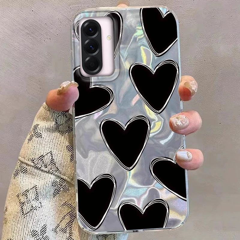 Mode Romantische Liebe Herzen Telefon Fall Für Samsung Galaxy A16 A26 A36 A56 A06 A13 A04S A14 A24 A54 A15 A25 A35 A55 Soft Cover