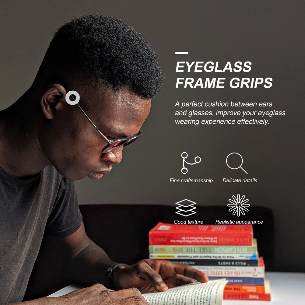 

30 Pairs Anti slip Ear Grips Glasses Retainer Lightweight Silicone Covers Non slip Design Safe Durable Daily Wear Outdoor