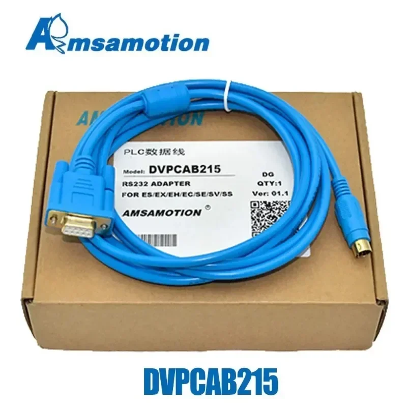 DVPCAB215 Suitable for Delta PLC Programming Cable PC-DVP Download Serial RS232 Interface Data Line