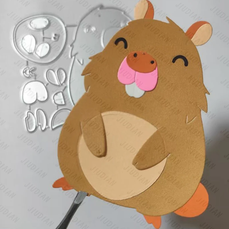 

New Squirrel Cartoon Metal Cutting Dies Scrapbooking For DIY Greeting Card Reliefs Craft Stamps Photo Album Embossing Dies