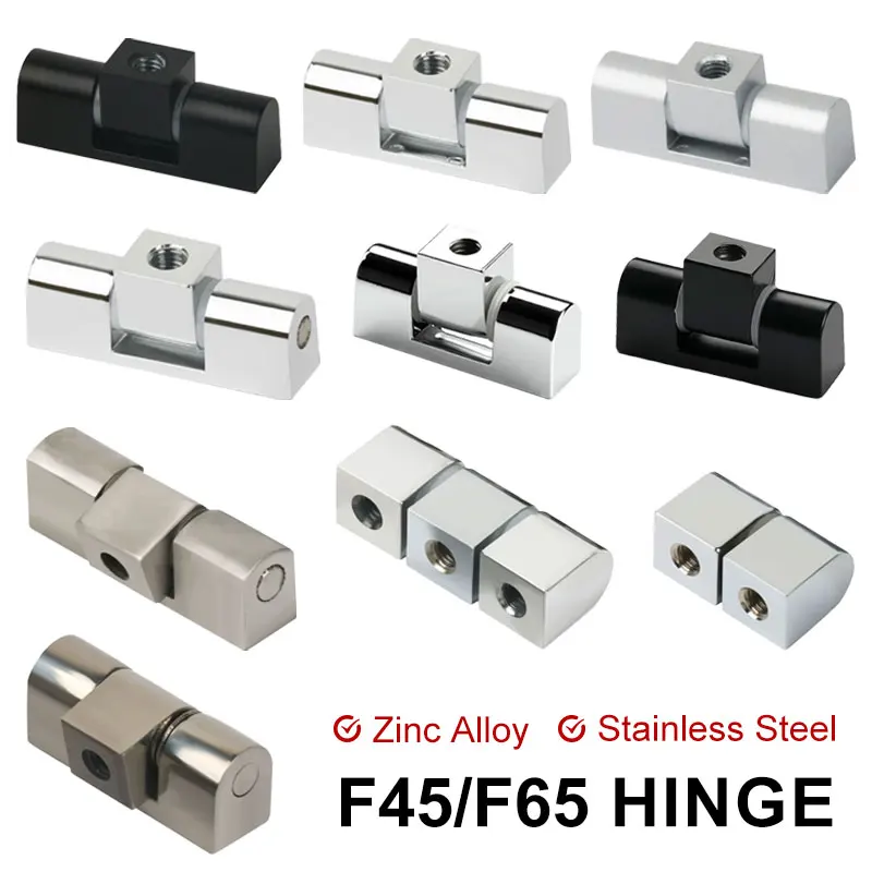 Zinc Alloy Bearing Hinge CL222 Distribution Box Control Cabinet Power Cabinet Door Shaft Switch Cabinet Rotary Hinge F45 F65