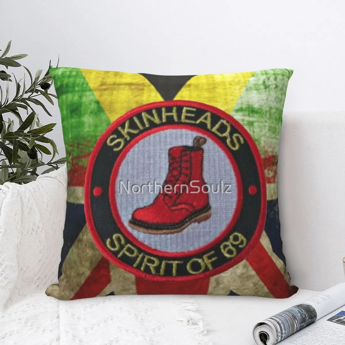 Skinheads Spirit Of 69 Remembrance Gear Pillow Case Pillow Cover Bedroom For Sofa Cushion Covers Accessories For Home Decor