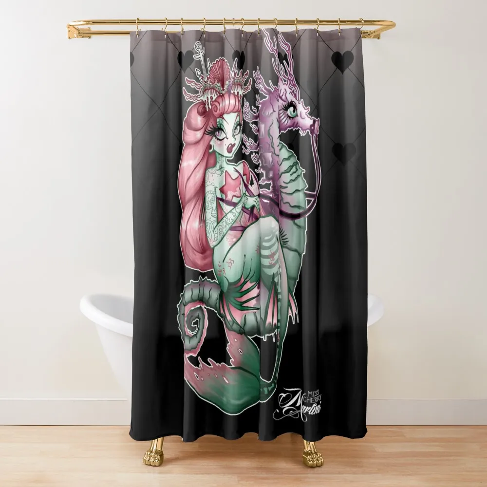 

Mermaid Inked Shower Curtain Bathroom Decor In The Bathroom Bathtub Bathroom Accessory Curtain