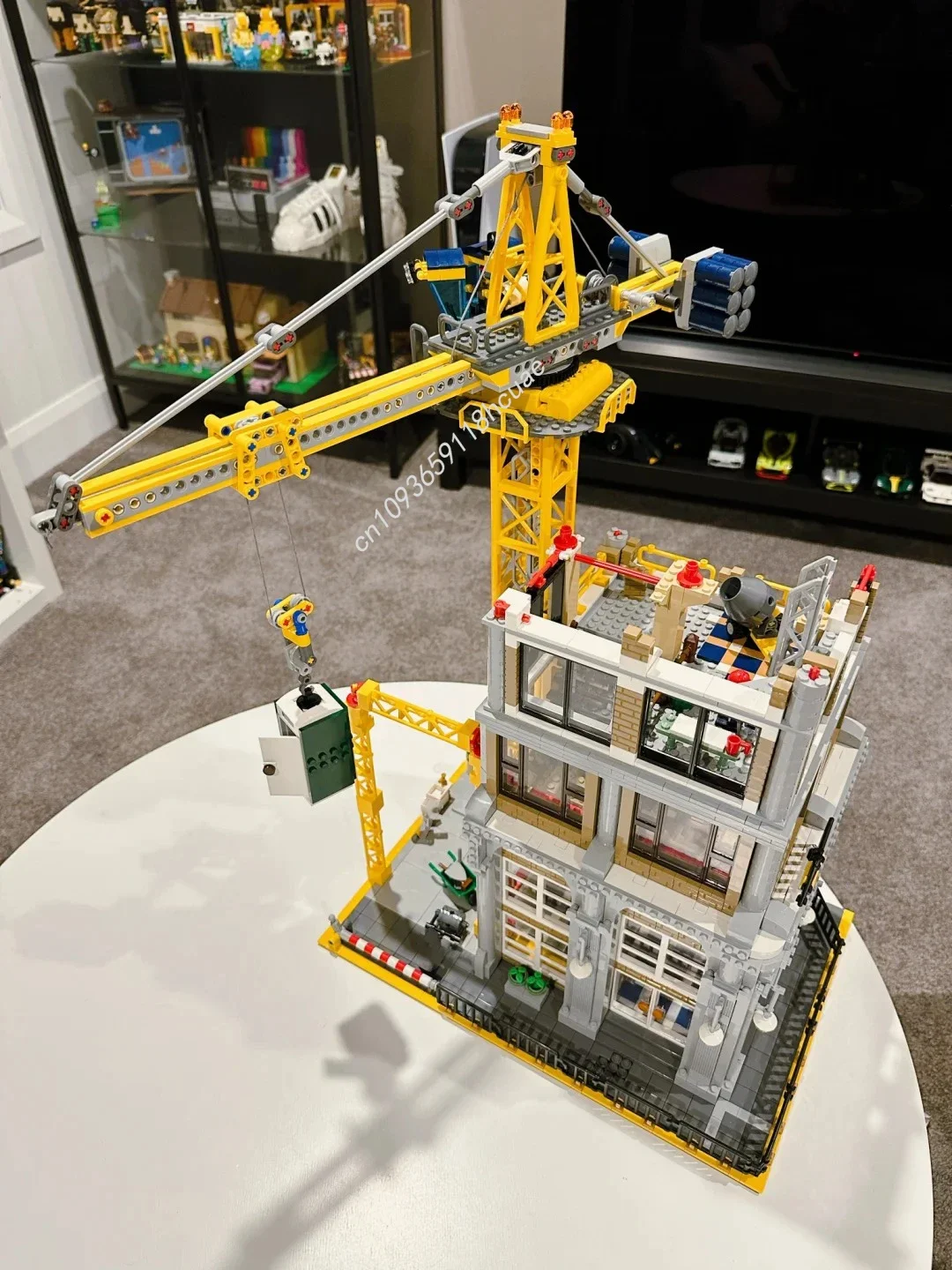 3374PCS Modular Construction Site Street View Model Moc Building Block Diy 910008 Creative Assembly Educational Bricks Toys Gift