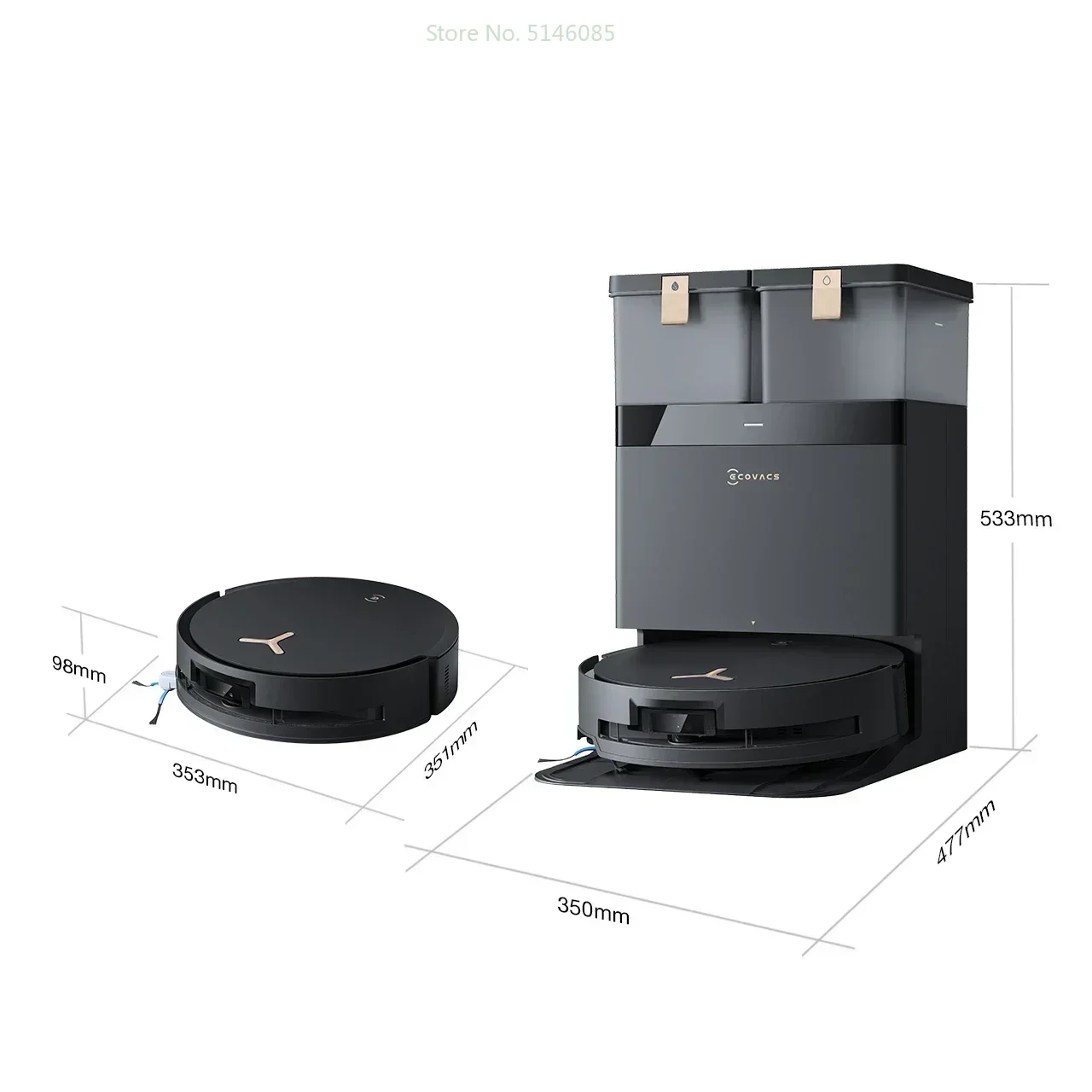 Ecovacs Deebot X8 PRO PLUS Vacuum Cleaner Robot Chinese Version