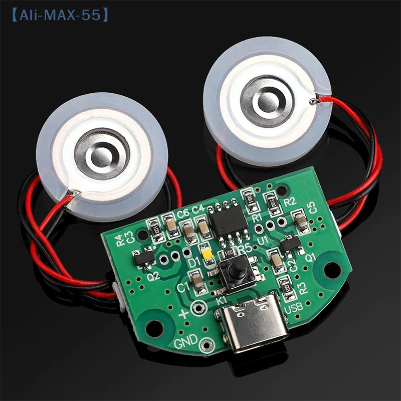【MAX-55】وحدة ترطيب USB لوحة تحكم رذاذ مزدوجة الانحلال لتقوم بها بنفسك وحدة واجهة البخاخات بالموجات فوق الصوتية من النوع C #1