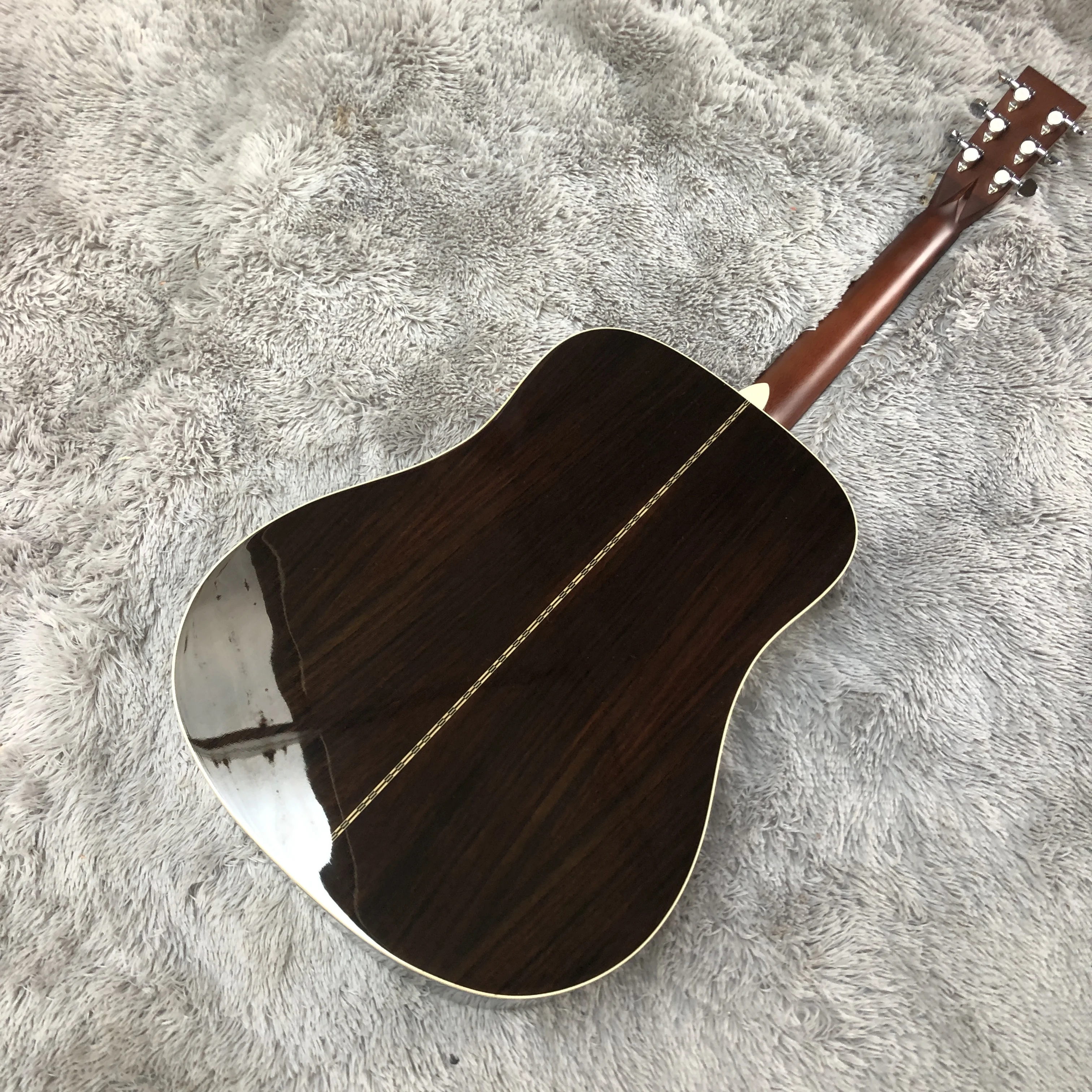 41 inch D28 series solid wood polished acoustic wood guitar