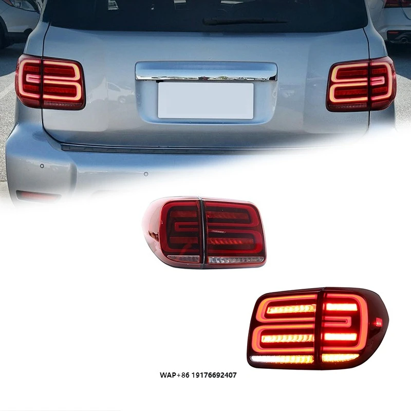 

FT Car Lights forNissan Patrol Y62 Taillights 2012-2019 Y62 LED Tail Lamp Dynamic Turn Signal Light Car Taillights Assembly