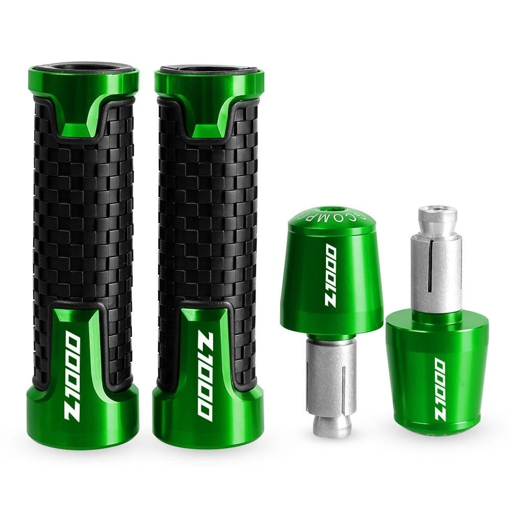 

Motorcycle Accessories For KAWASAKI Z1000 Z 1000 R SX 2013 2014 2015-2017 7/8" 22MM Handlebar Hand Grips Handle Bar End Cap plug