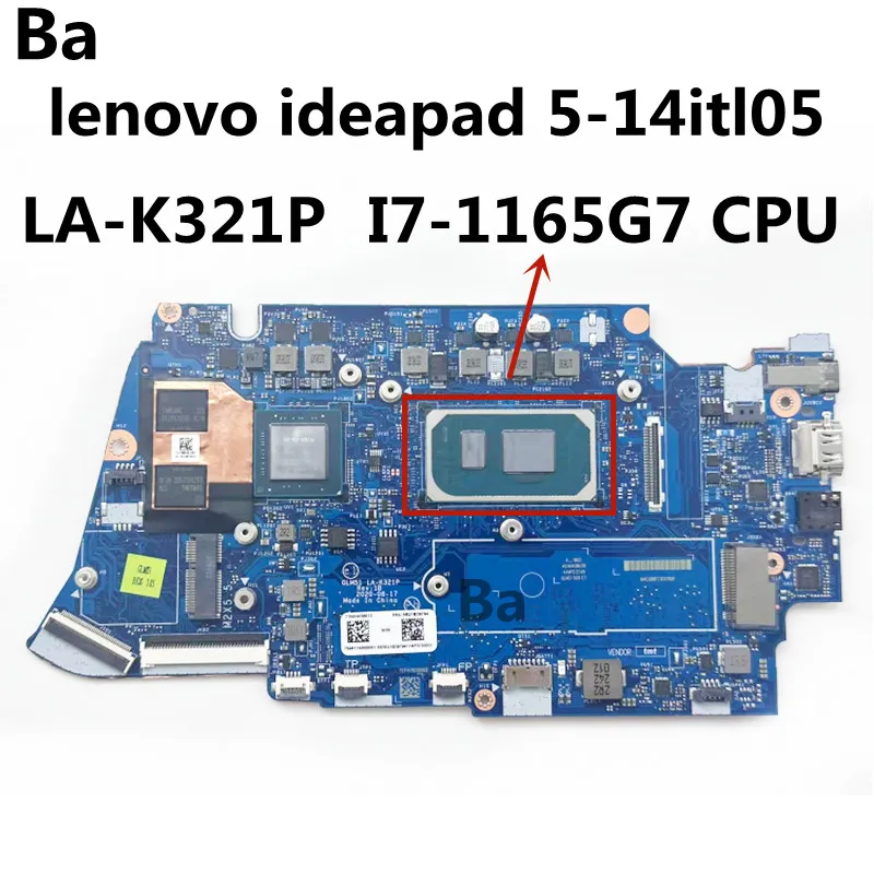 

Материнская плата для ноутбука lenovo ideapad 5-14itl05 со стандартным ЦП LA-K321P 8G