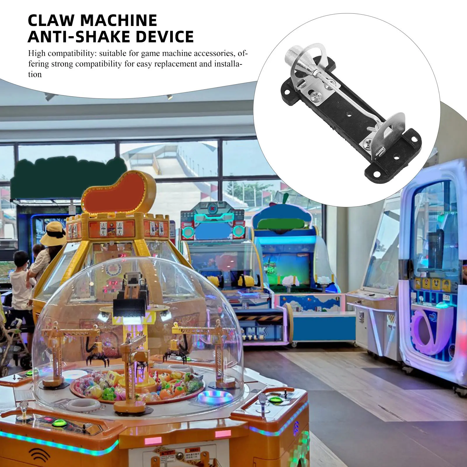 

Антивибрационный стабилизатор для игровых автоматов: для детских автоматов-хватайки, мини-пинбольных аппаратов, торговых автоматов. Улучшенное управление, плавность хода.