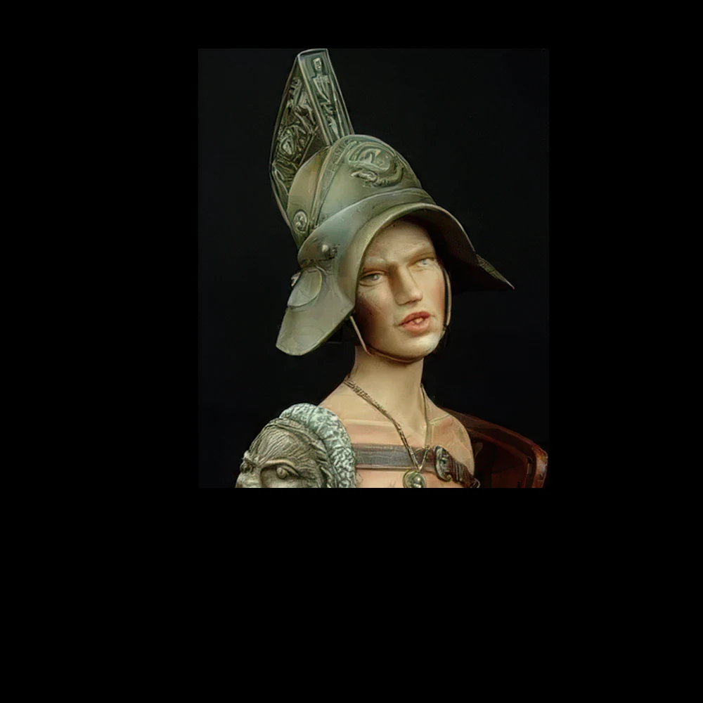 Resin Model figure Bust, 1/10 Gladiatrix, Ancient Roman warrior, GK, Historical Military Themes, Unassembled and unpainted kit