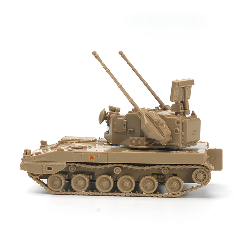1/72 Puzzle Militare Modello Esercito Giocattolo Canno Semovente Autopropulsado Anti Aereo Pistola Camion Carro Armato di Plastica di Montaggio giocattoli