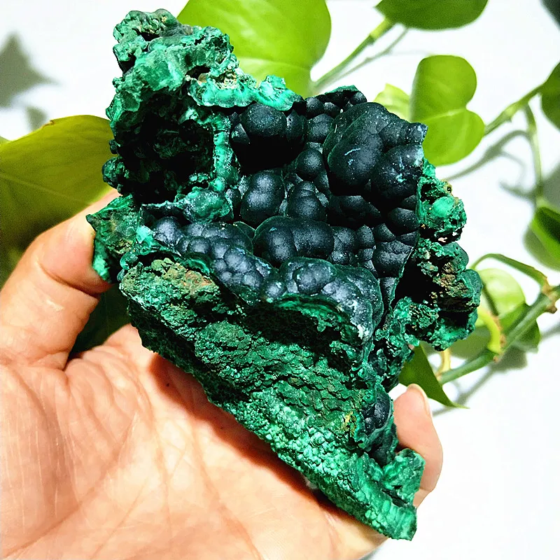 Pietre grezze naturali campione minerale di Malachite reale arredamento della stanza campioni di arredamento per la casa decorazione di pietre preziose cristalli curativi