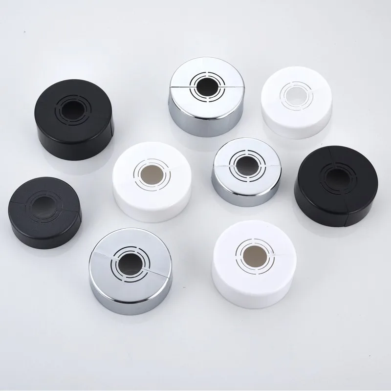 ABS Plating Faucet Decorative Cover Heighten Valve Wall Caps Water Tap Connector Panel Kitchen Bathroom Shower Faucet Fittings