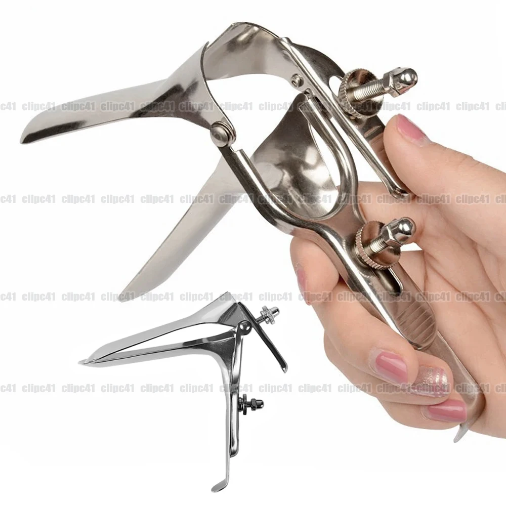 1Pc Medical Stainless Steel Speculum Reusable Vaginal Speculum for Office Gynecology and Home Vaginal Speculum