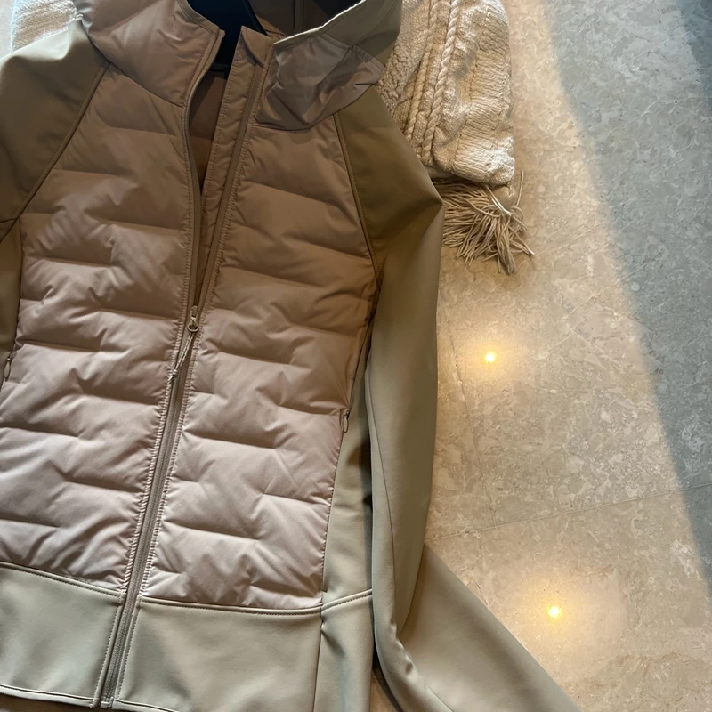 

Slimming Effect Casual Hooded Lightweight Goose down Jaet Faionable Sweatirt Outerwear Autumn Winter New Arrival