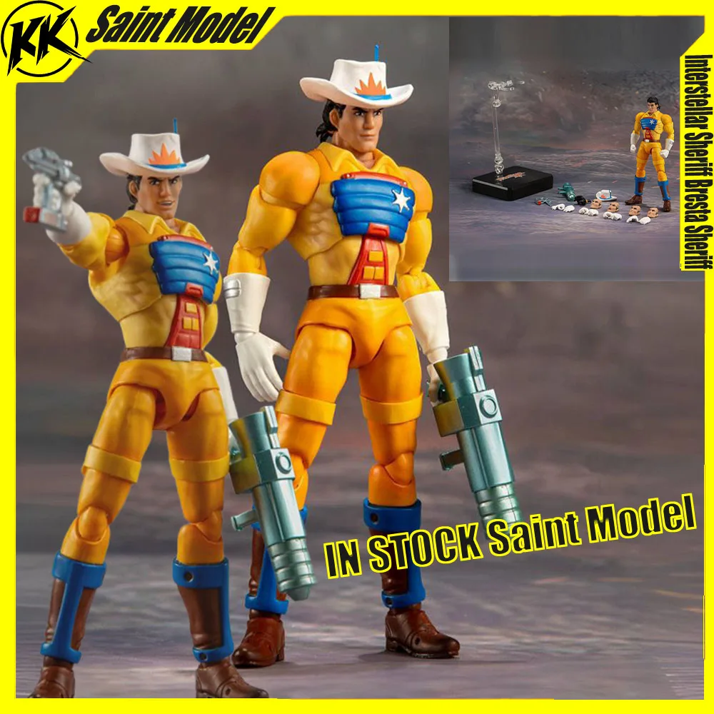 

1/12 Saint Model GT BraveStarr Anime Figure Interstellar Sheriff Bresta Sheriff Action Figurine Collection Statue Model Toy Gift