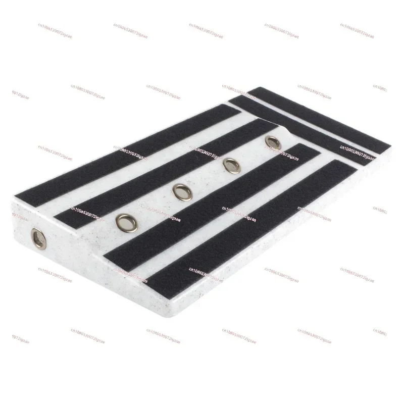 

Guitar Pedal Board Lightweight Sturdy PE Plastic Guitar Pedalboard with Sticking Tape Effects Pedalboard Guitar Accessories