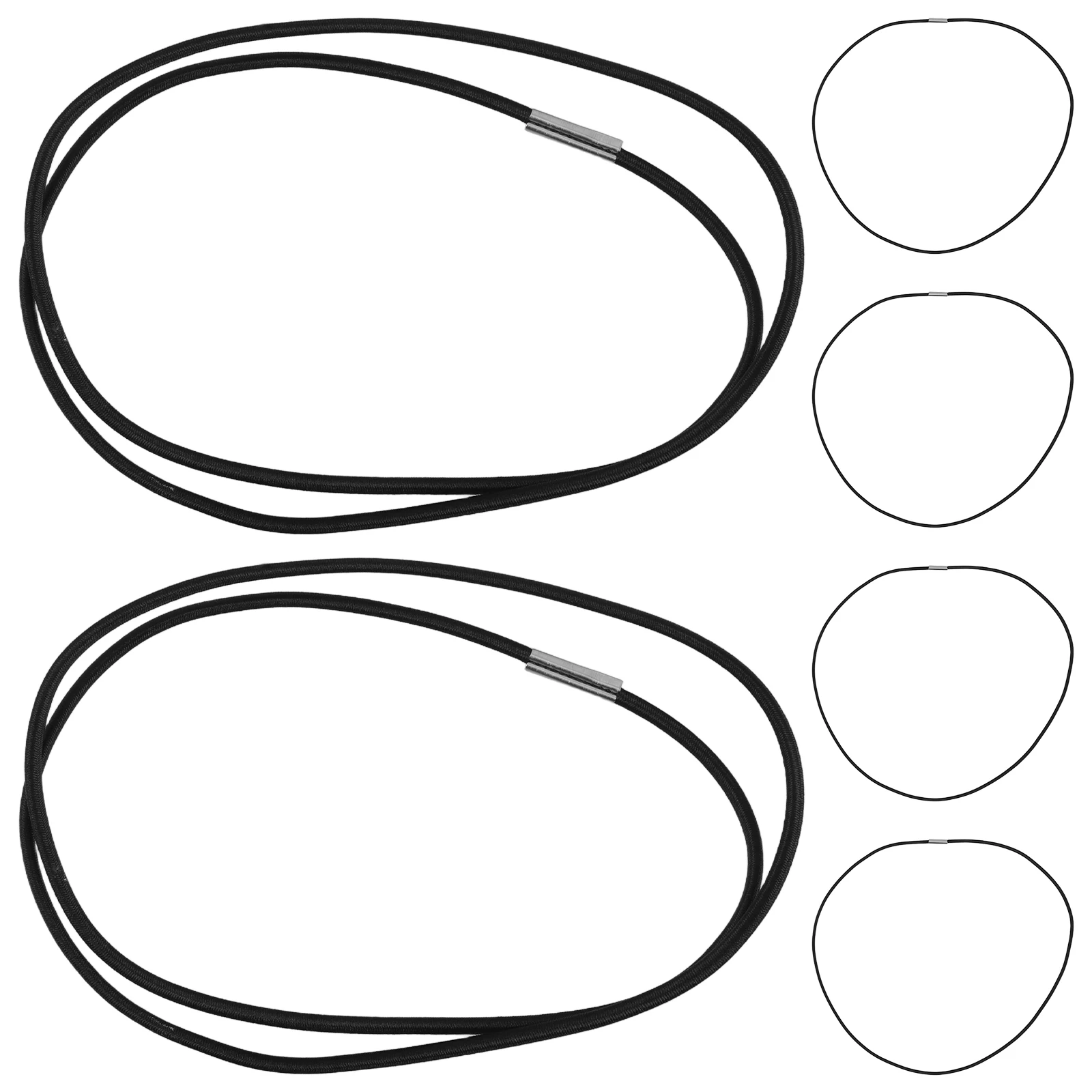 

6 Pcs Garbage Can Elastic Trash Bag Holders Rubber Rings for Cans Home Reusable Fits Sizes Prevent Slipping ganize