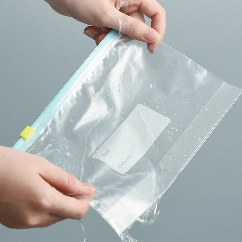 Reusable Storage Bags, Zipper Lock Bags, Food Grade Transparent Storage Bags image 2