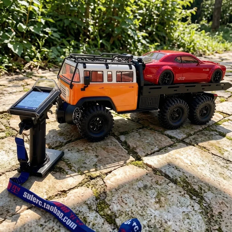 Crossrc New EMO JT6 Crosses Climbing Car Cross-Country Remote Control Electric Model Flat 6WD Differential Lock RC Car Toy Gift