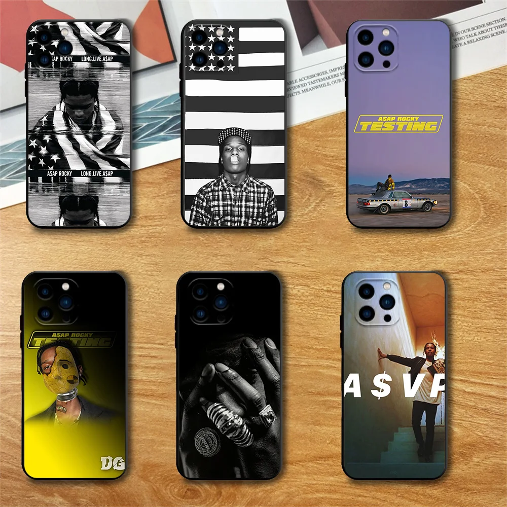 Rapper A-ASAP R-Rocky Phone Case For Samsung S23 S22 ULTRA A22 A23 A32 A34 A52 A53 A54 A71 A72 A73 Black Soft Silicone Cover