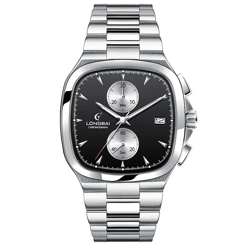 

Модный элитный светящийся водонепроницаемый календарь с несколькими функциями времени Кварцевые часы, мужские часы