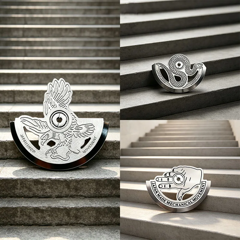 Eagle Pattern Watch Rotor, Engraved Oscillating Weight for Seiko NH35 Automatic Movement, Watch Modification Parts