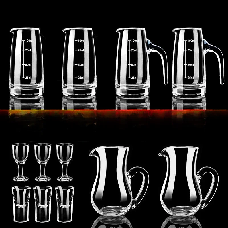 

Thickened Glass Wine Server Home Use Small Whiskey Cup High End Foreign Wine Red Wine Aerator Wine Pot Commercial 100ml