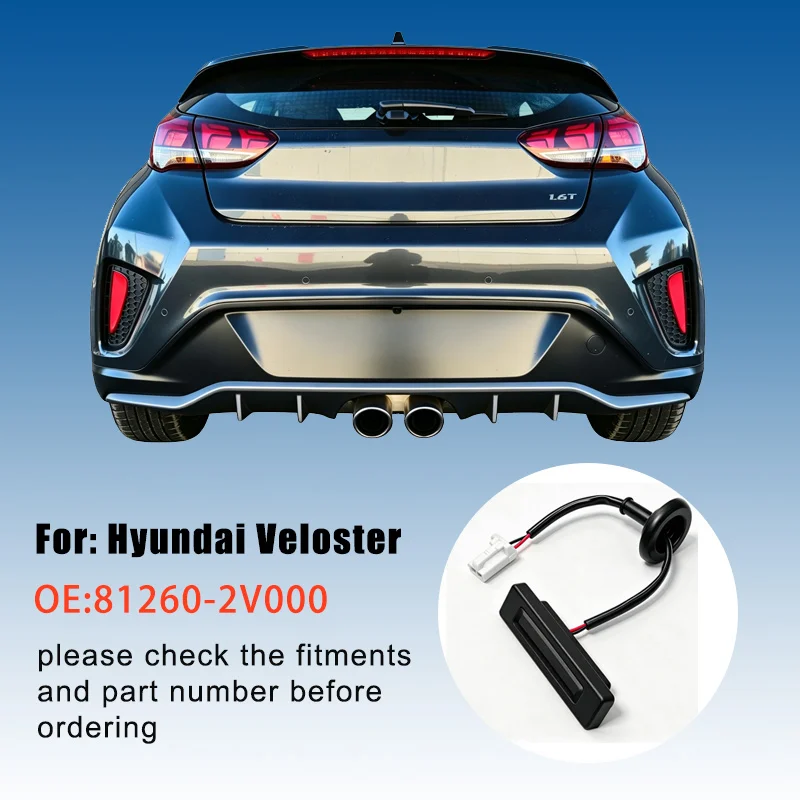 Fits Hyundai Veloster 2012 2013 2014 2015 2016 2017 Model Year Button-Type Rear Hatch Release Switch 812602V000 81260-2V000