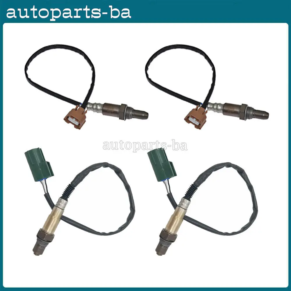 Set (4) Oxygen O2 Sensor For 2013-2015 Nissan Titan 5.6L Up+Downstream