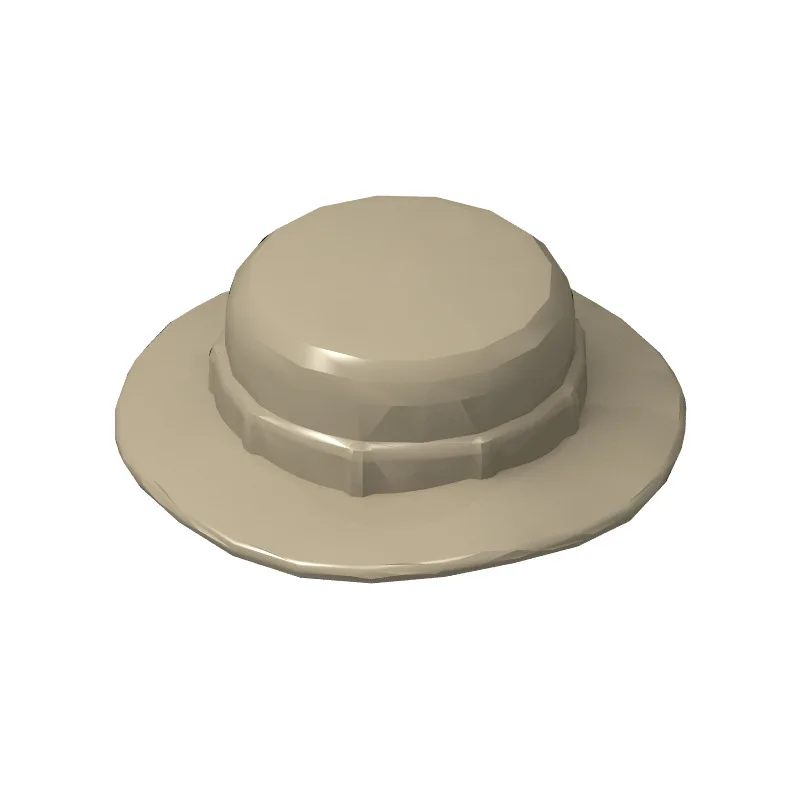 MOC 10PCS Deel Bricks Strohoed Emmer Cap Bouwsteen Compatibele Figuren Deeltje Monteren Puzzel Speelgoed Kinderen Verjaardagscadeau