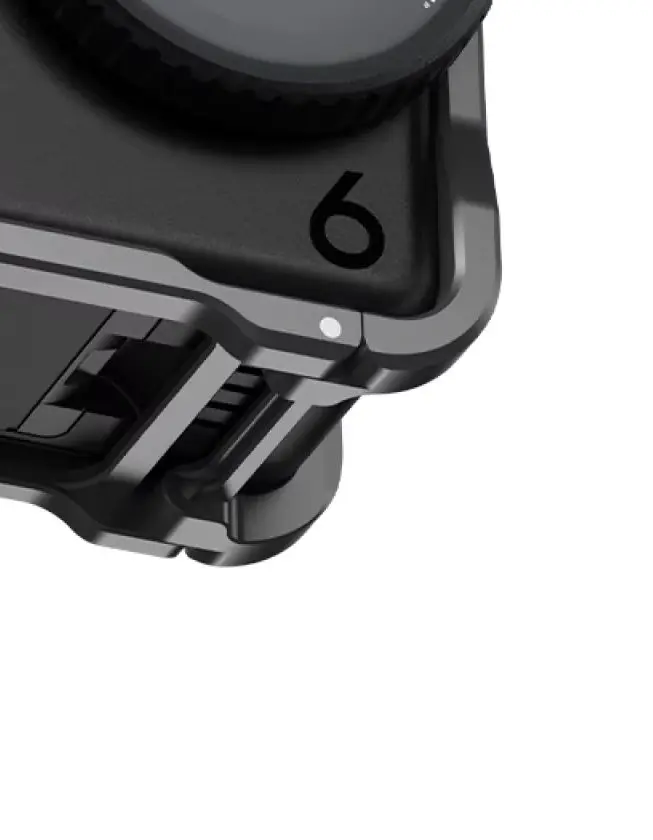 

For DJI Osmo Action 6 Quick-release Aluminum Alloy Metal Frame Cage With Lens Protective Cap Camera Cage Accessory