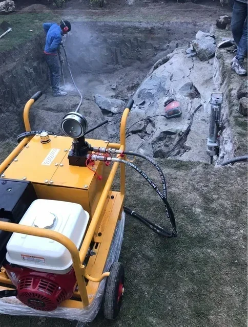 superior quality Hydraulic Rock Splitter Cylinder in Mining Use