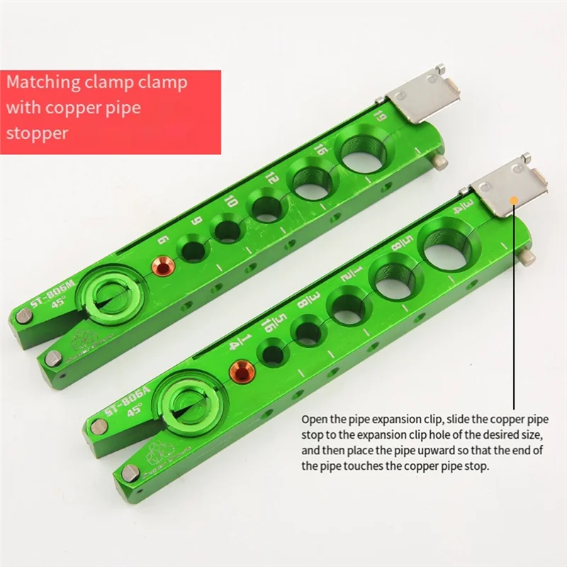 ABVA-Flaring Tool Air Conditioner Tool Reamer Copper Pipe Maintenance Eccentric Tube Expander Tool Splint