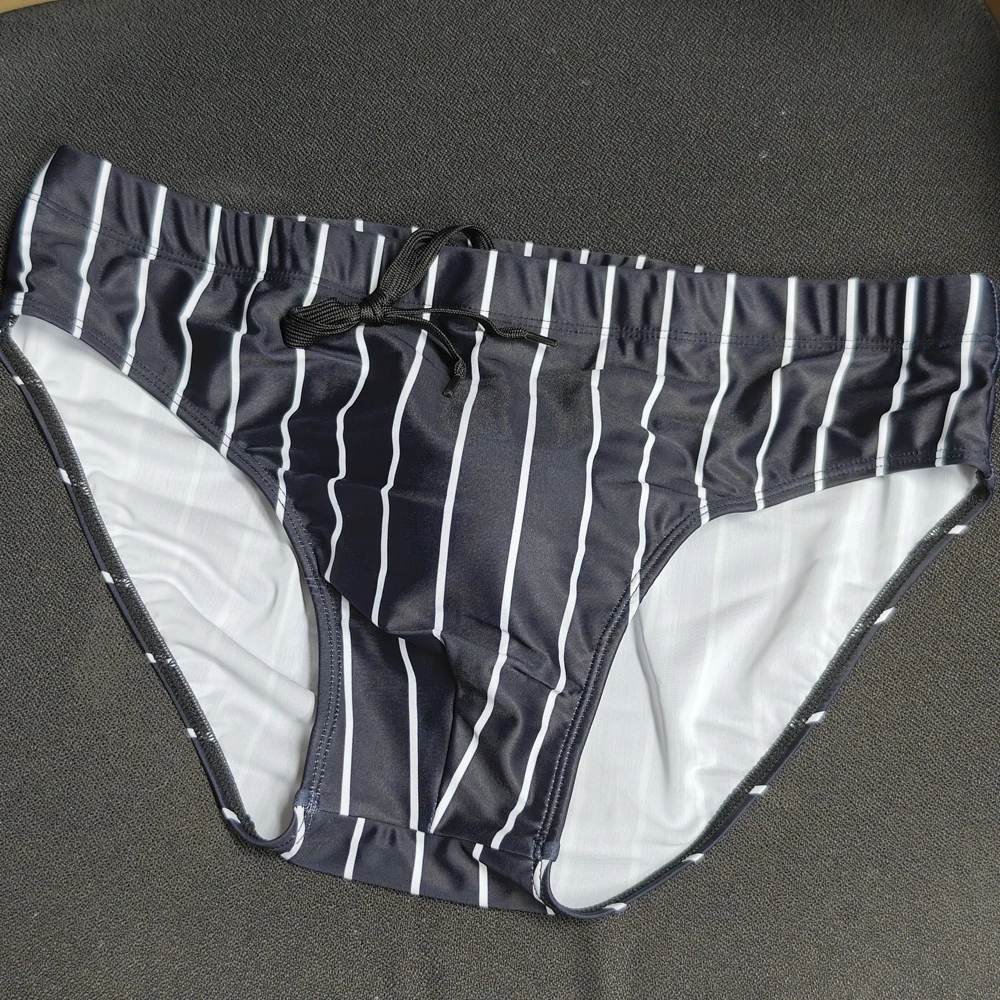 real shot original picture Men's cup anti-light swimming pants low-rise hot spring beach briefs professional training  10111zb