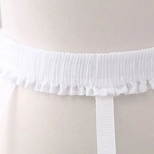 Jupon de crinoline pour costume de danse de Rh, jupe sous-jupe, 2 cerceaux