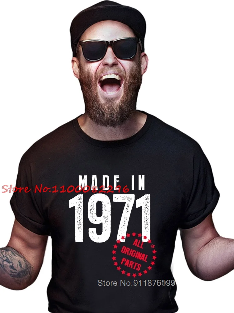 Made in 1970 1971 1972 1973 1974 Short Tee Shirt 70's Retro Birthday Gift Cotton O Neck T-Shirt Vintage Print Dad Grandad Tees