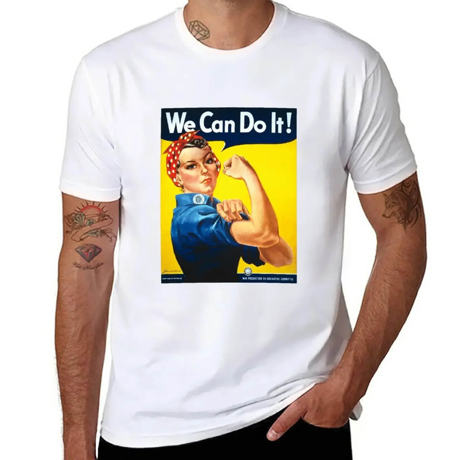 

We Can Do It! Rosie the Riveter T-Shirt sublime summer top mens graphic t-shirts funny