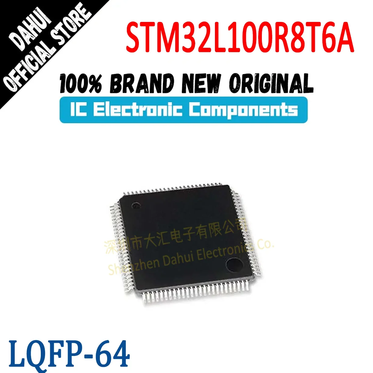 

STM32L100R8T6A STM32L100R8T6 STM32L100R8 STM32L100 STM32L STM32 IC MCU Chip LQFP-64 microcontroller Quality Brand New
