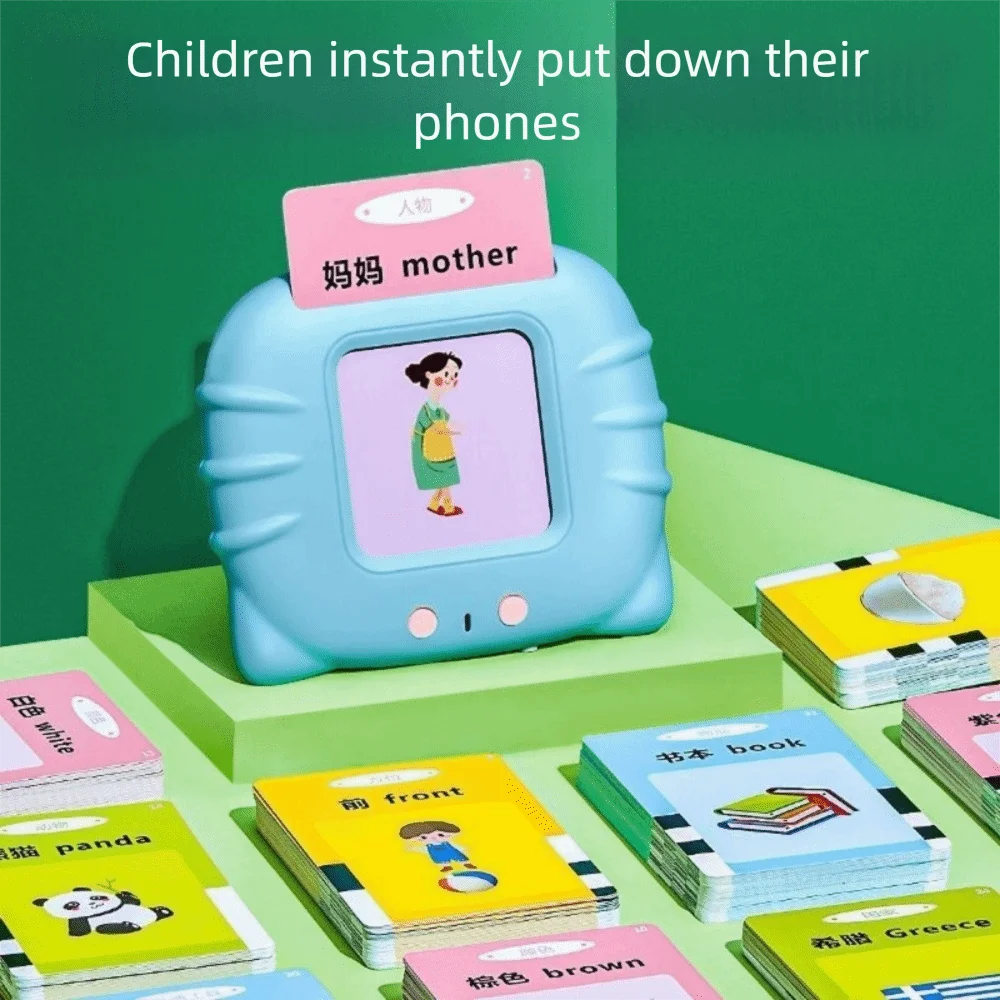 224 بطاقة لغز آلة بطاقة الإنجليزية المحمولة دائم التعليم المبكر آلة بطاقة الصوت بطاقة الإدراج