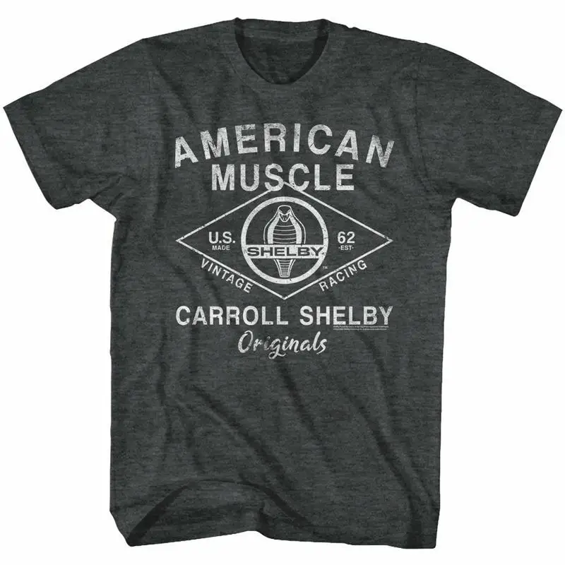 Shelby T Shirt American Muscle Originals Black Heather