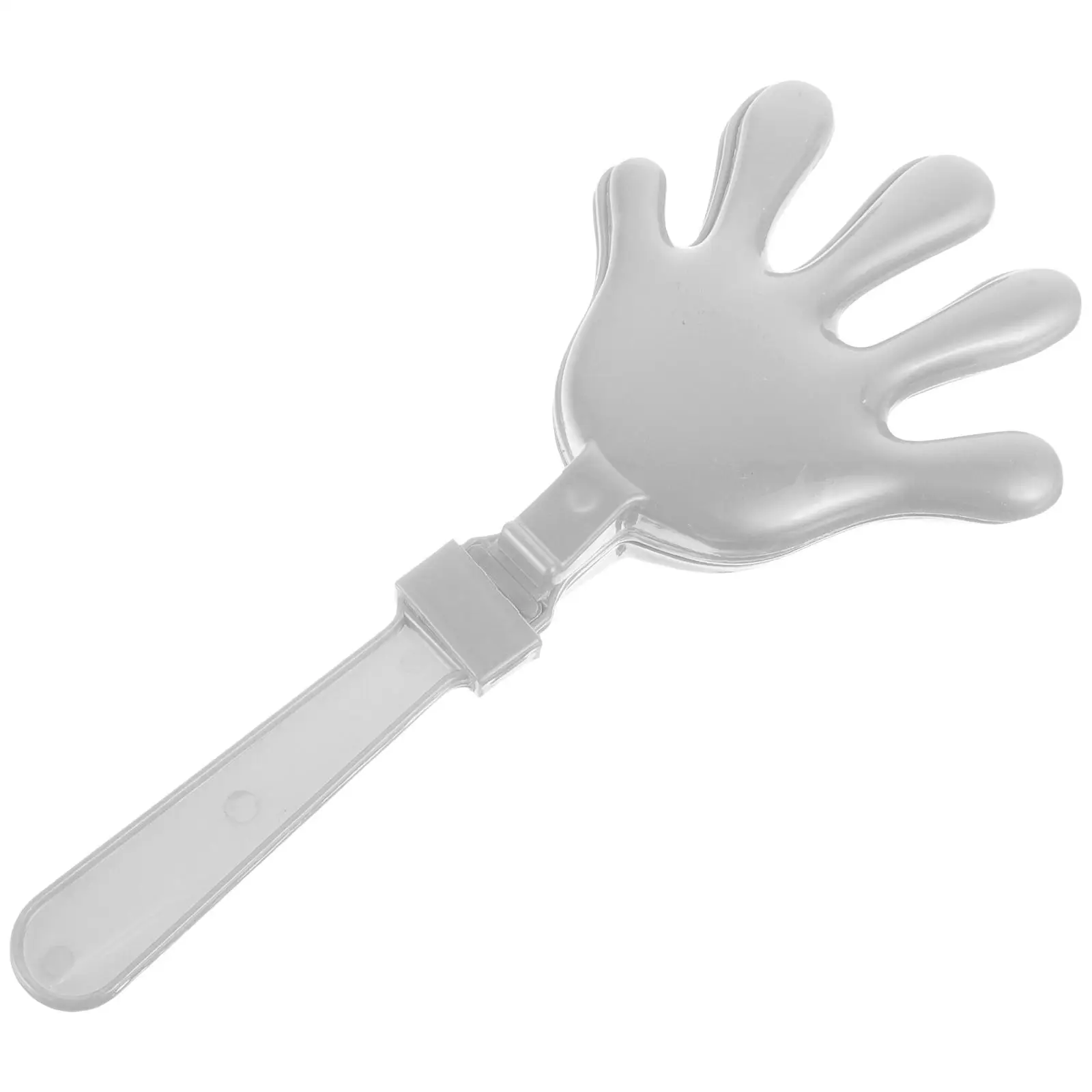 

Silver Hand Clappers Party Favors Kids Toys Cheering Safe Plastic Smooth Portable Fun Celebrations Activities