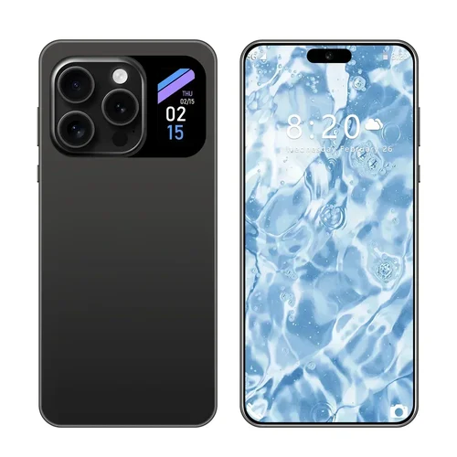 새로운 I15 Pro 하이엔드 스마트폰 7.3 HD 두 번째 화면 핸드폰 5G Android13 휴대전화 16G+1T 듀얼 Sim Celulares 108MP 6800Mah 
