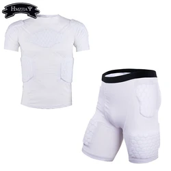 Sports Honeycomb Anti-Collision Suit Anti-Collision T-Shirt Shorts Football Cycling Sports Protective Gear