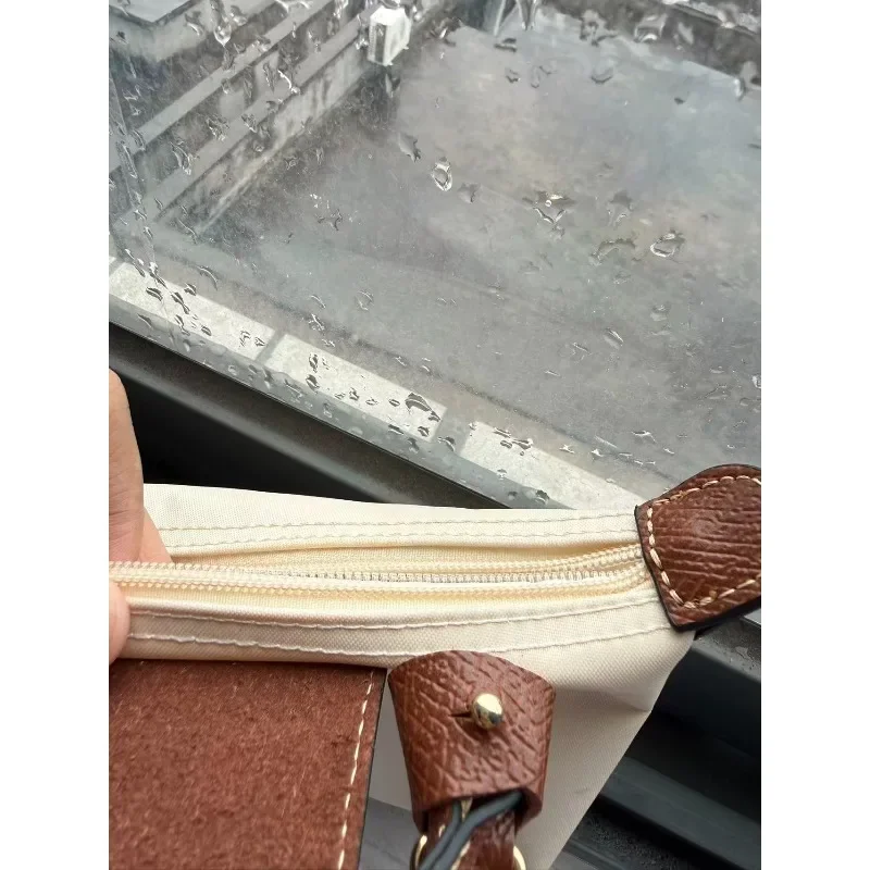 حقيبة زلابية صغيرة Y2K نمط نايلون كتف حقيبة كروسبودي نايلون مقاوم للماء حقيبة الهاتف المحمول حقيبة نسائية عصرية