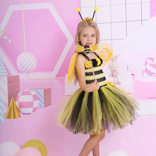 Disfraz de abeja para niña con tutu sale