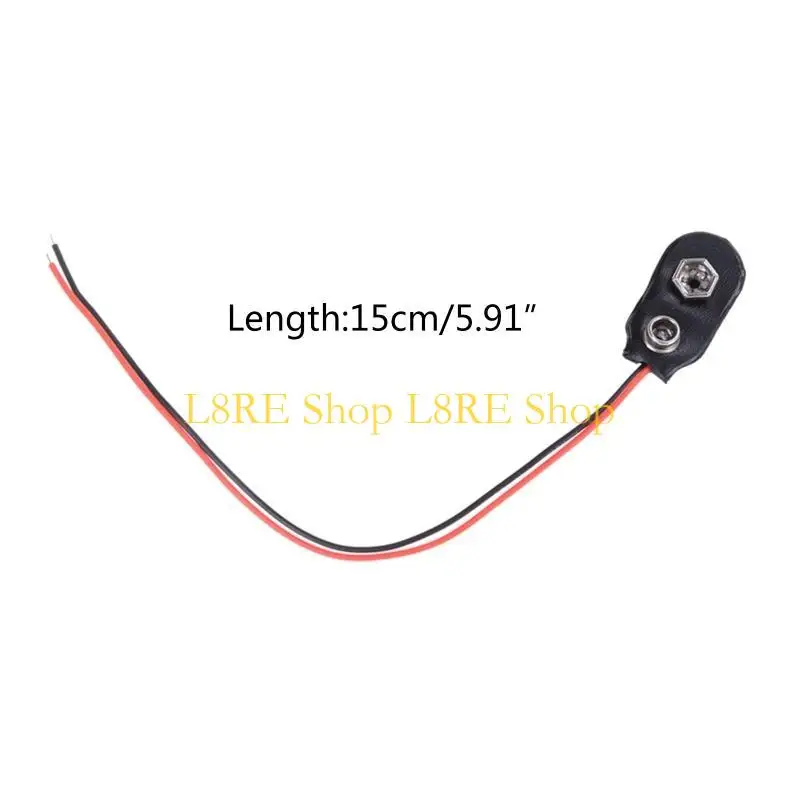 L8RE 10 pezzi I-Type 9V Connettore con fibbia per fibbia batteria soft per shell utilizzato in Student Experim