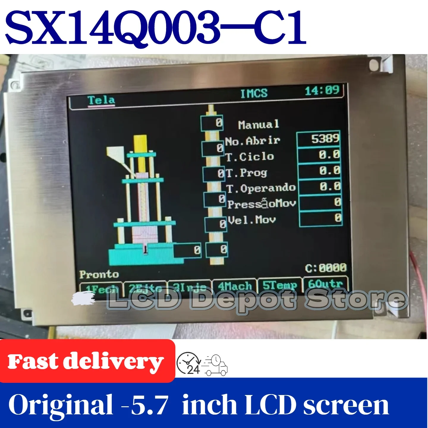 Brand New Compatible 5.7inch Sx14Q003-C1 Sx14Q003 Lcd Display Module
